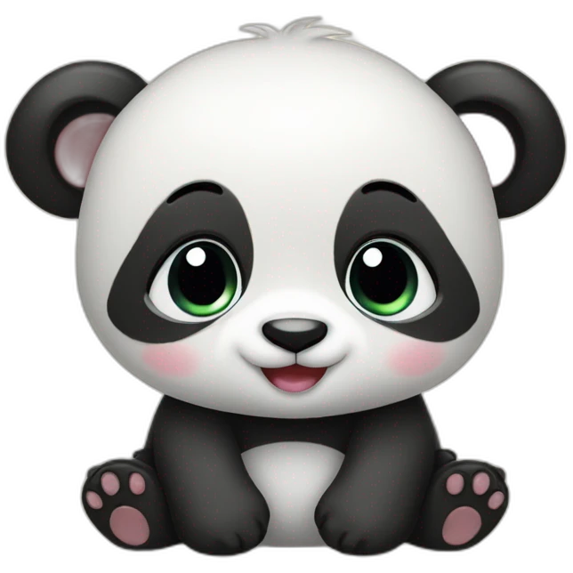 cute baby panda emoji