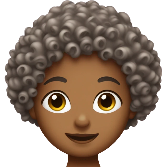 Curly hair at spa  emoji