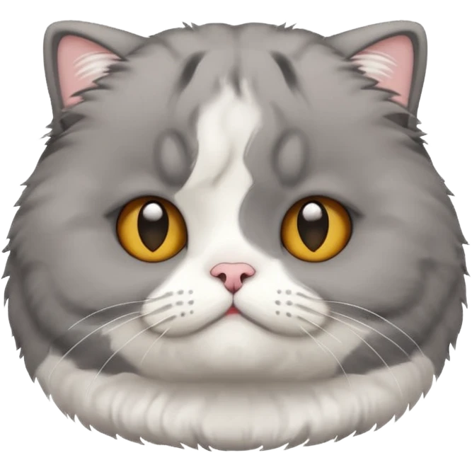 Scottish fold cat emoji  emoji