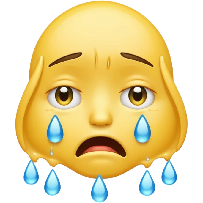 Loudly Crying Face Emoji emoji