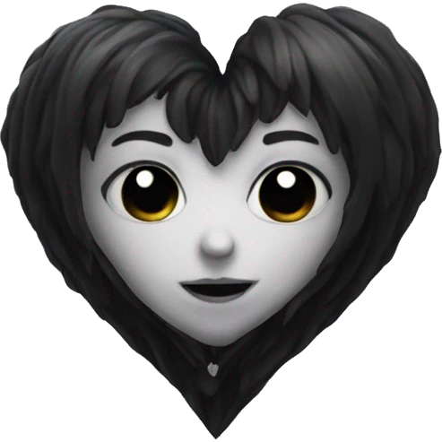 gothic heart emoji