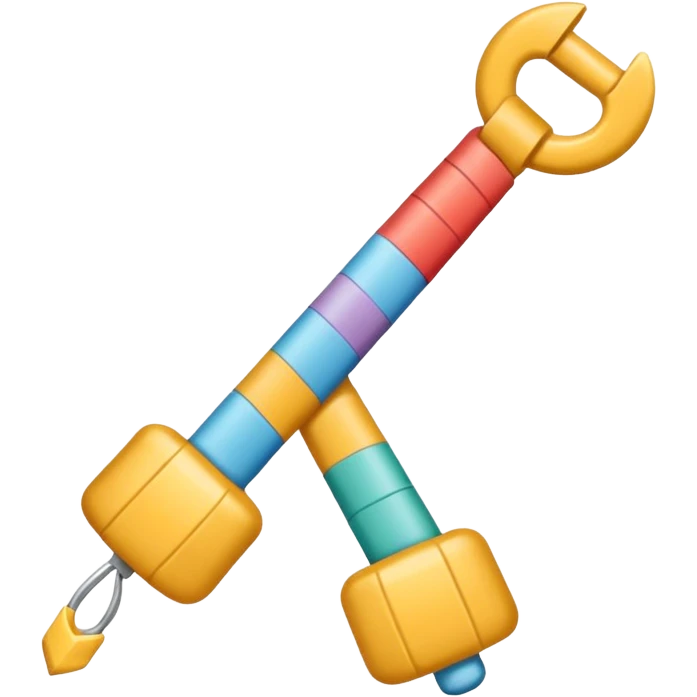 crea la imagen de un lazo de hilo caotico a uno sencillo emoji