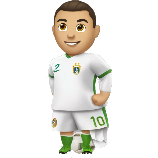 Ronaldo sur une chèvre  emoji