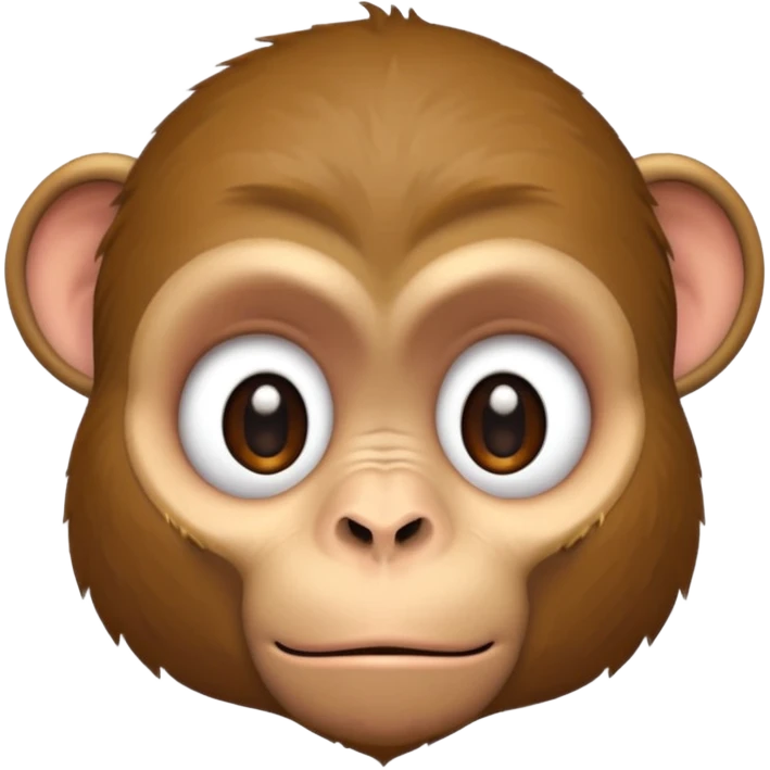 monkey with sad  expression  emoji