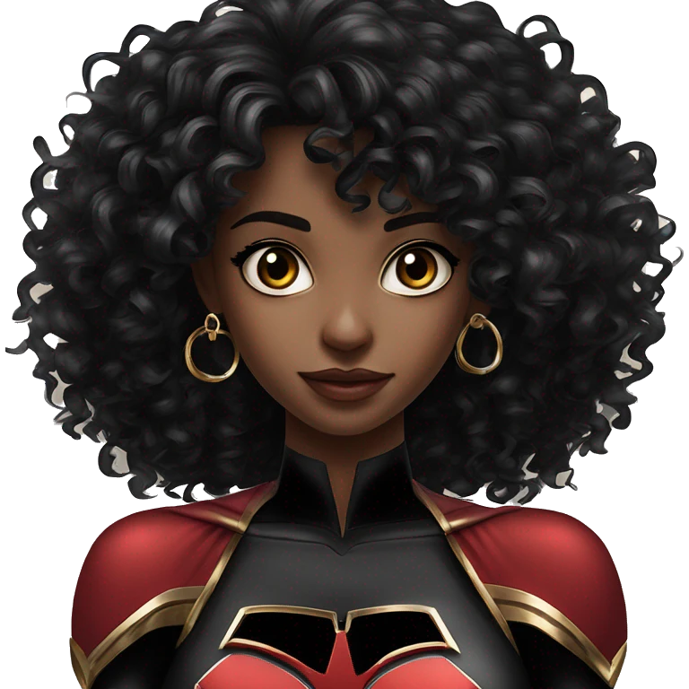 confident superhero ready to conquer emoji