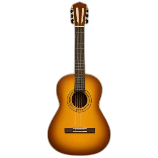 Guitar acústico classical emoji