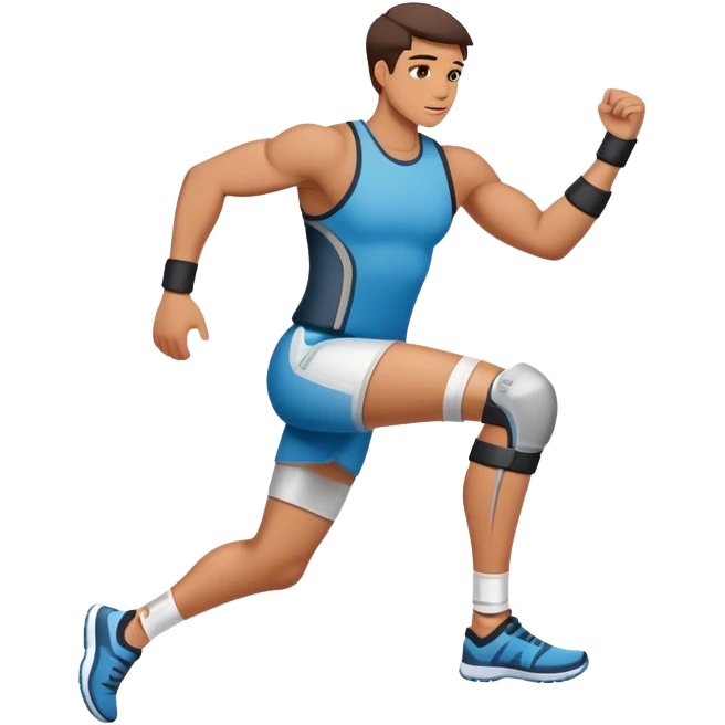 Rodilla con una rodillera emoji