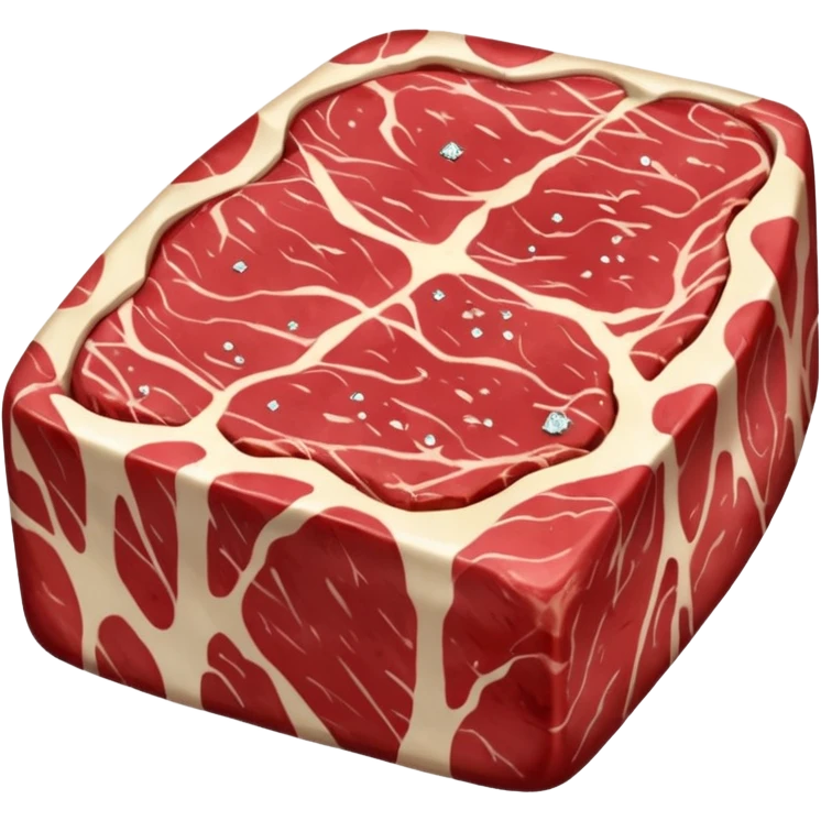 алмазный стейк, no background emoji
