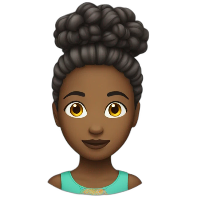 Fille africaine 13 ans emoji