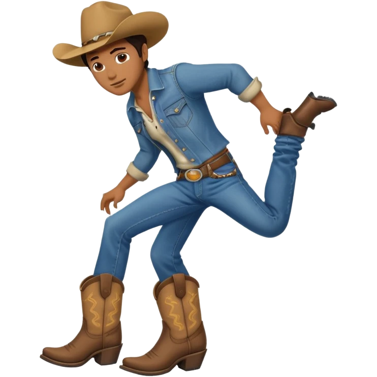 cowboy twerking emoji