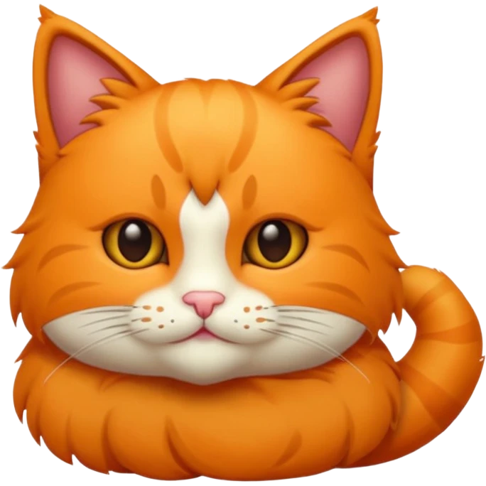 tierno gatito naranja emoji