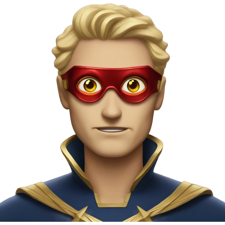homelander with laser red eyes emoji
