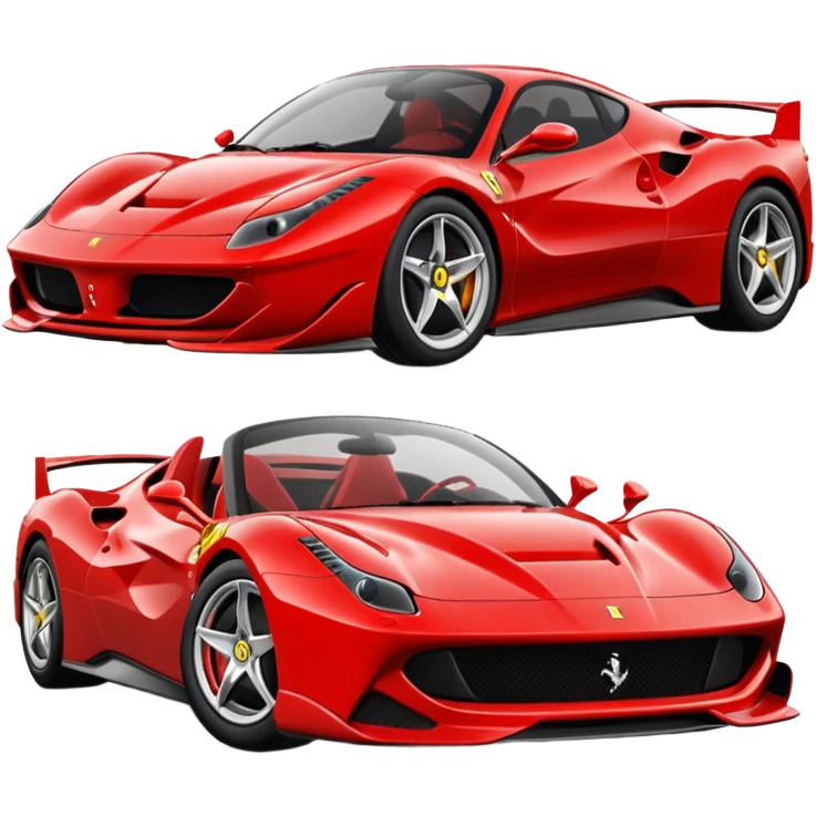 ferrari cartoon emoji