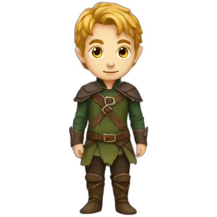 Male halfling full body emoji