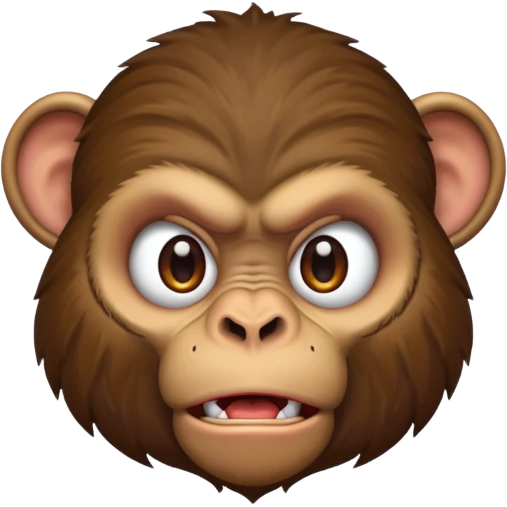angry monkey emoji