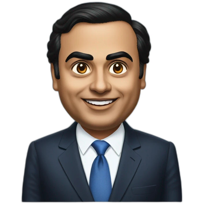 Mukesh Ambani on call emoji