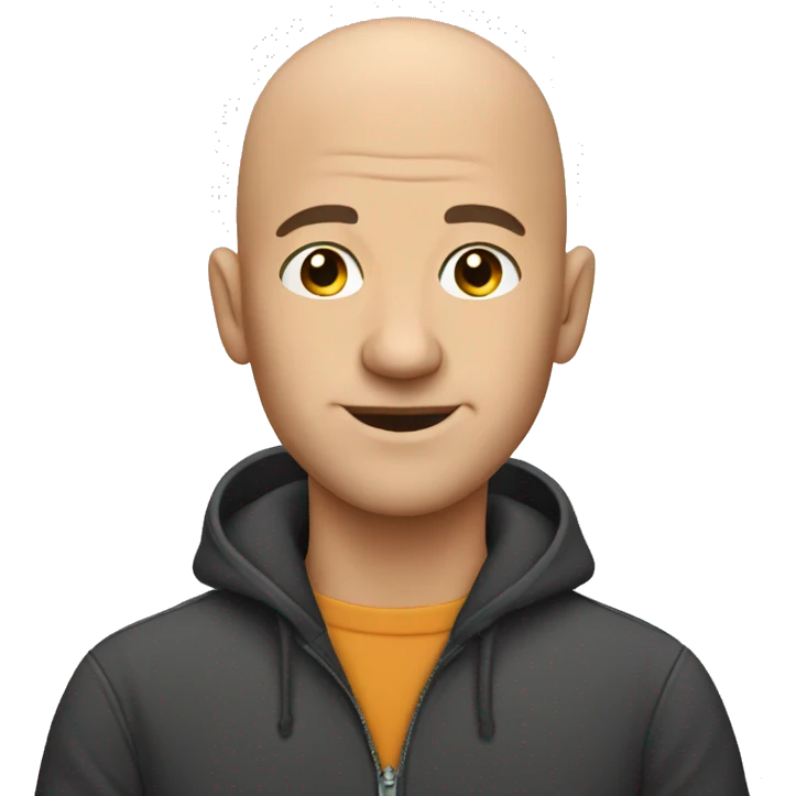 bald man emoji