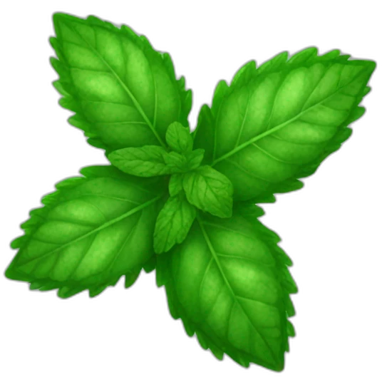 peppermint leaves emoji