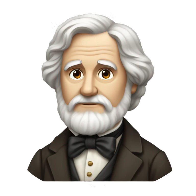Ivan Turgenev russian author with a book emoji