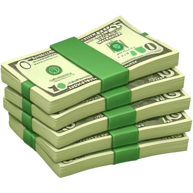 a paper money emoji