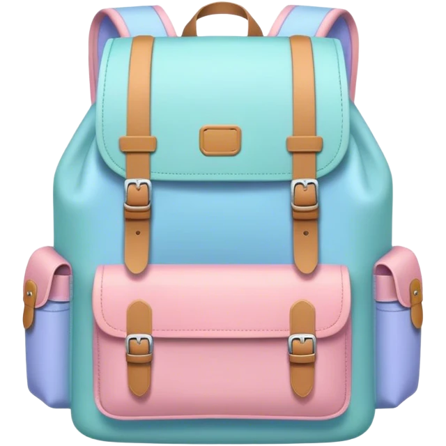 pastel backpack emoji