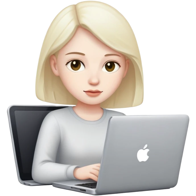 person working on laptop emoji