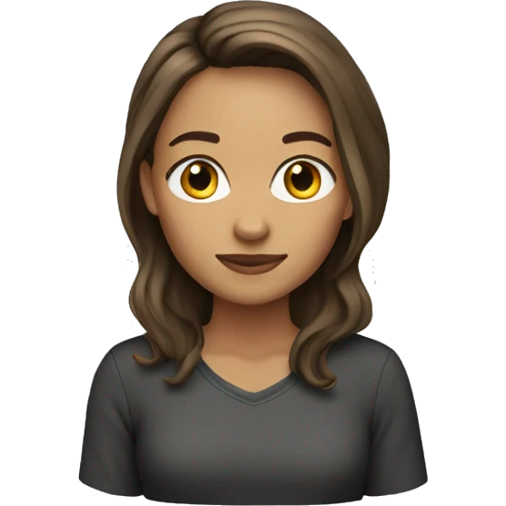 light brunette emoji