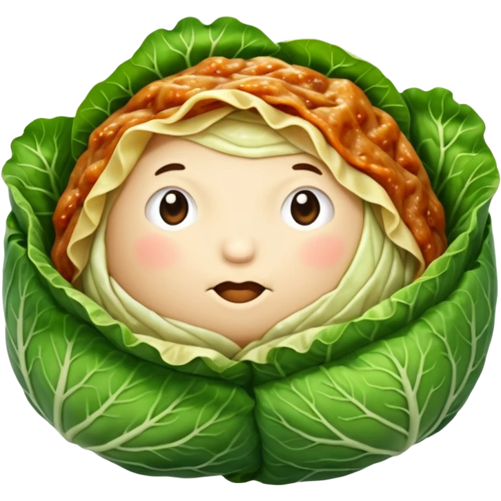 Cabbage roll emoji