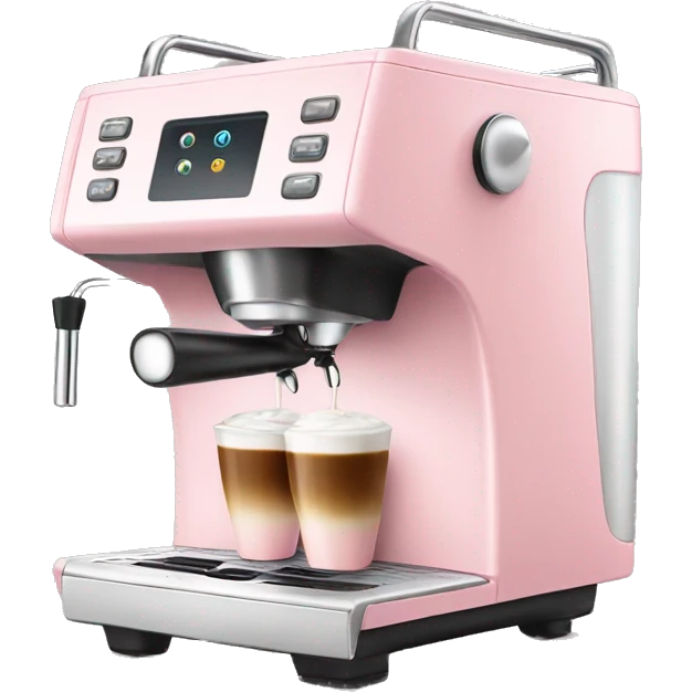 Light Pink coffee machine  emoji