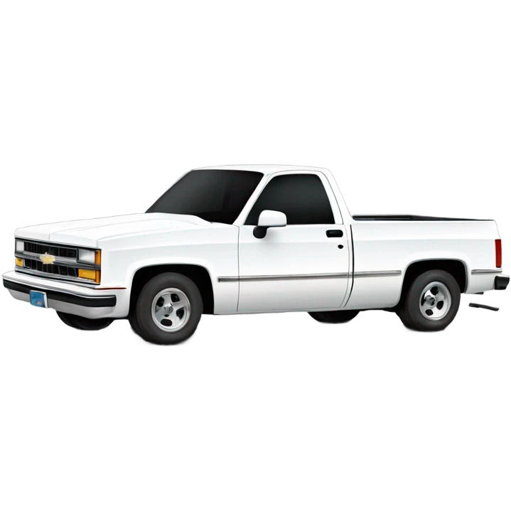 White square body Chevy 1986 emoji