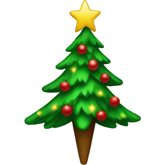 Dancing Christmas tree emoji