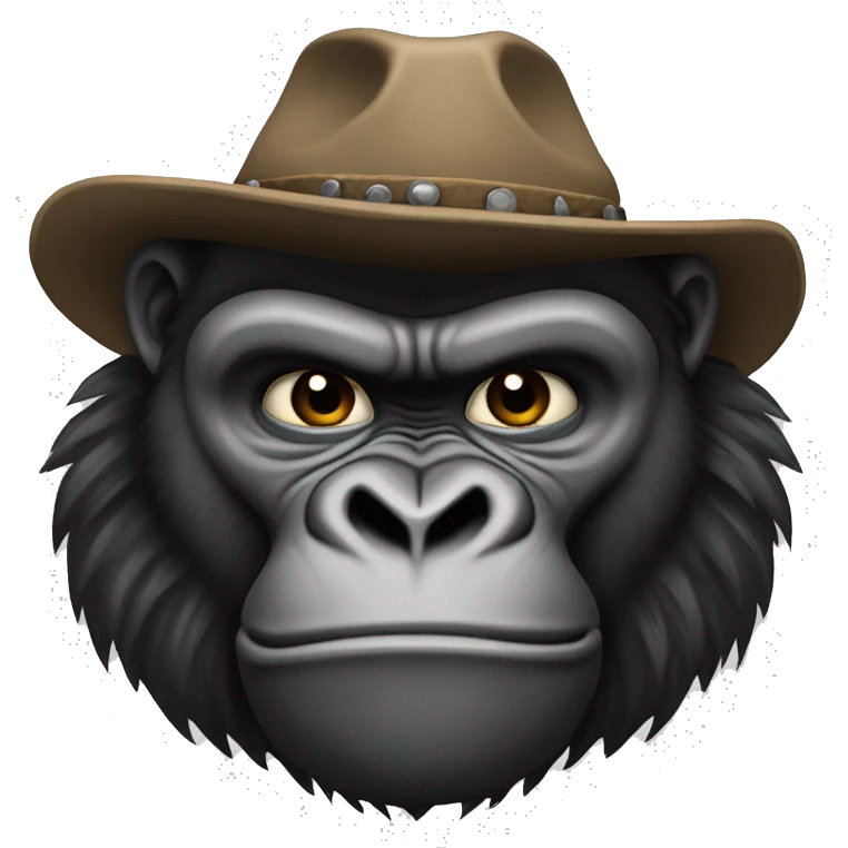 gunslinger gorilla emoji