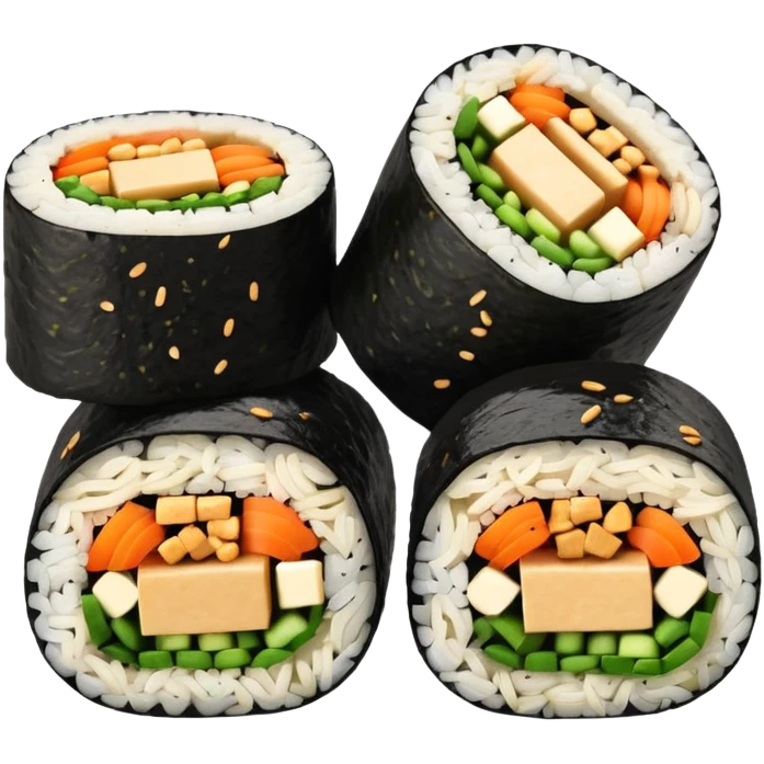 vegan kimbap emoji
