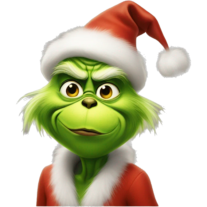 Grinch sending kisses emoji
