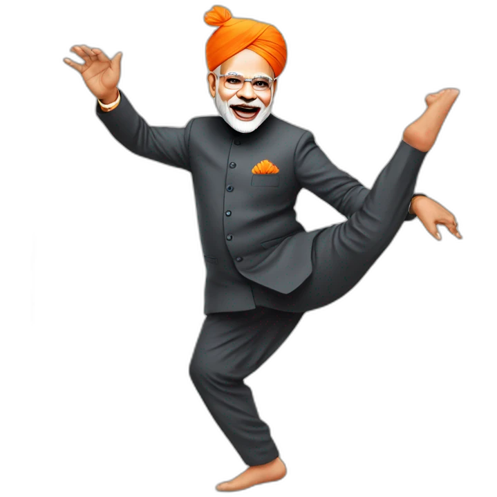 Modi ji dancing emoji
