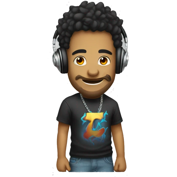 Dragón DJ emoji