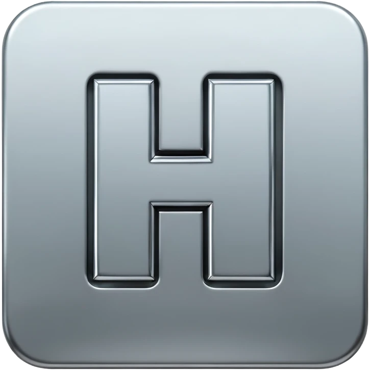 Add a H letter in center emoji