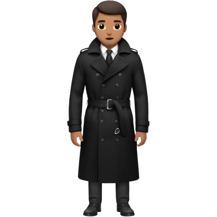 outerwear coat men trenchcoat emoji