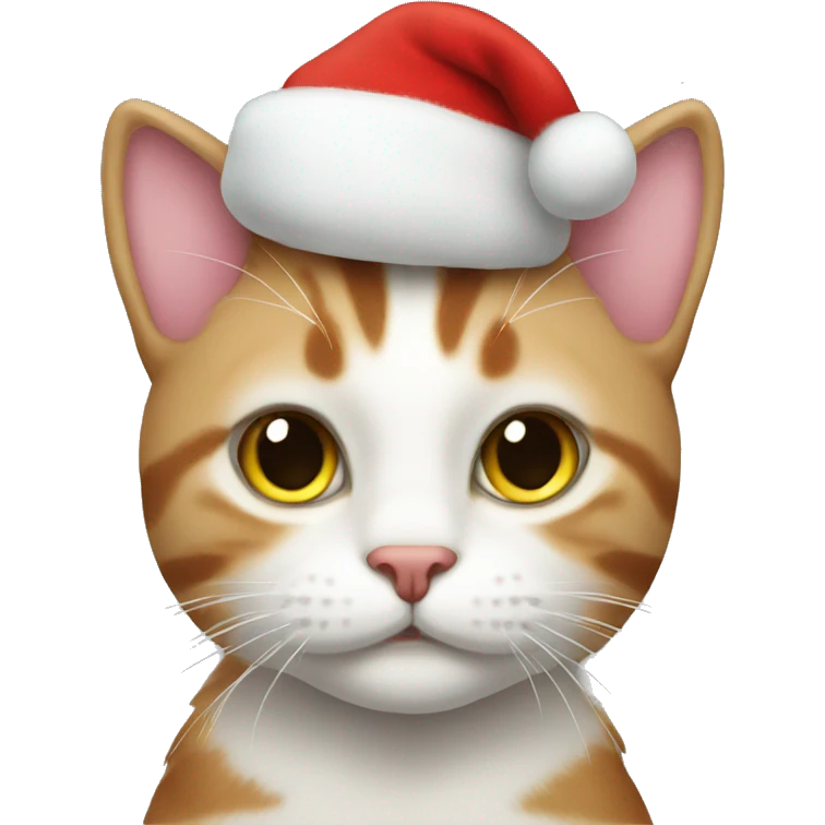 Christmas cat emoji