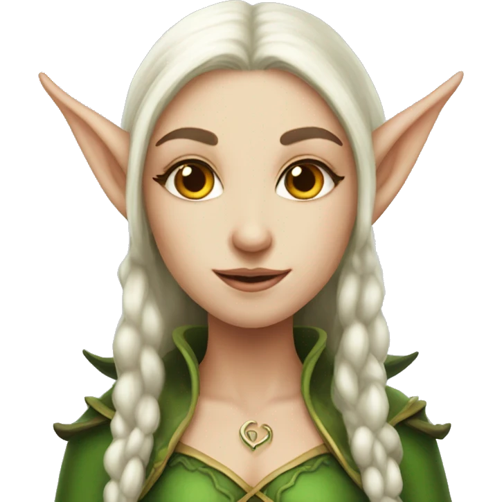 female elf fantasy emoji