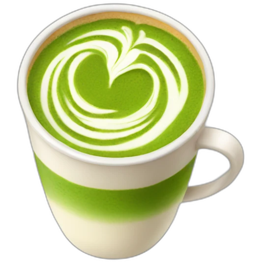 Matcha latte emoji
