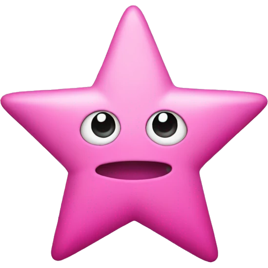 pink star  emoji