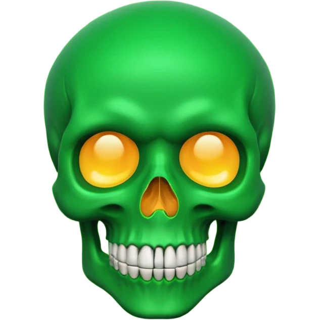 skull emoji use in whatsapp or instagram with green screen  emoji