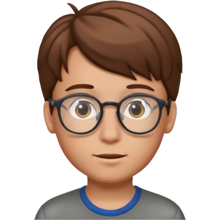 boy glasses on head  emoji