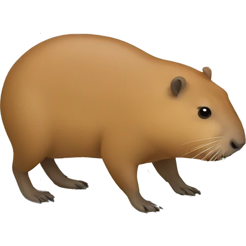 Capybara tap tap  emoji
