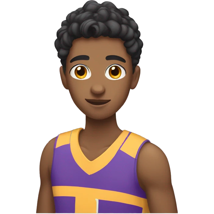 teenage nonbinary character who likes sports emoji