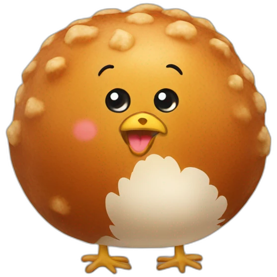 chicken meatball emoji