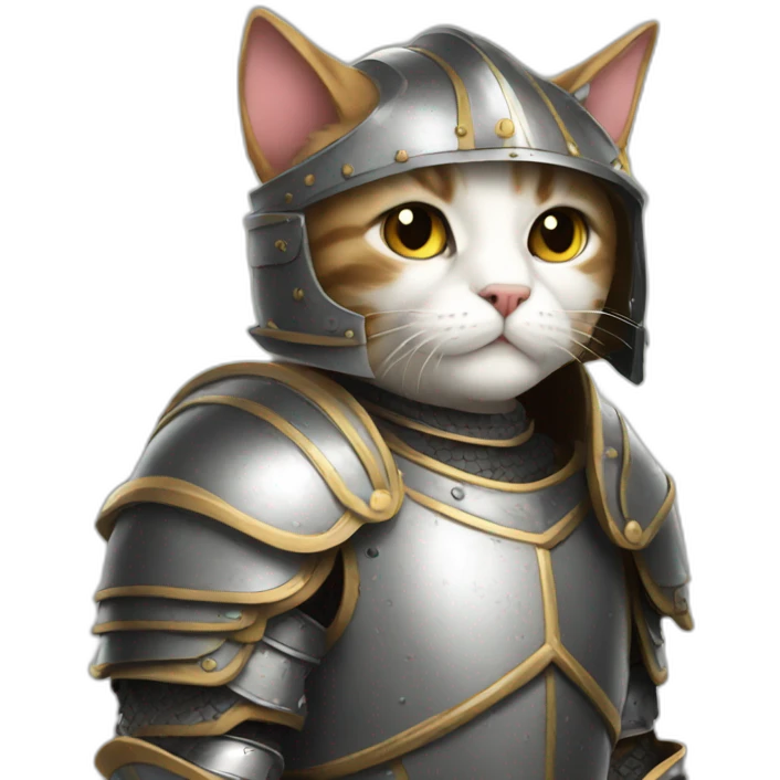 A Cat in Armor emoji