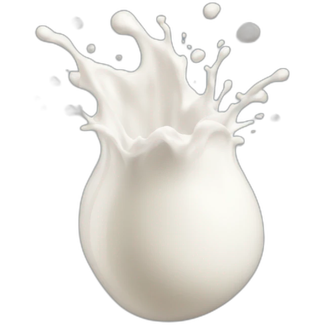 milk explosion emoji