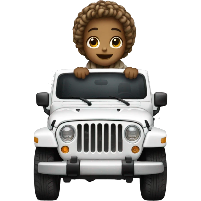 cutie bows and white jeep emoji